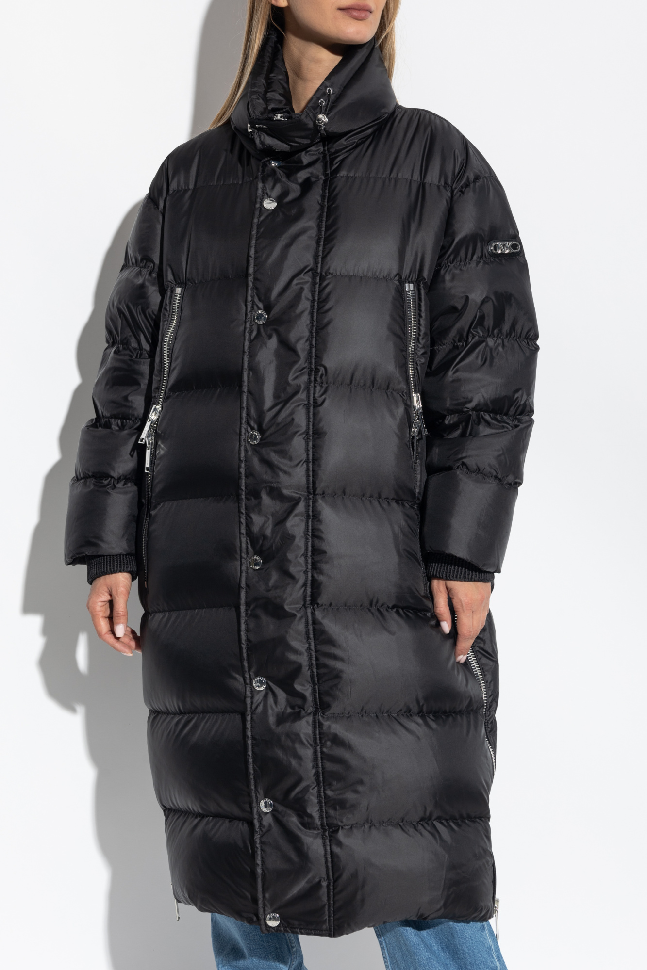 Black Down jacket with wide collar Michael Michael Kors Vitkac GB